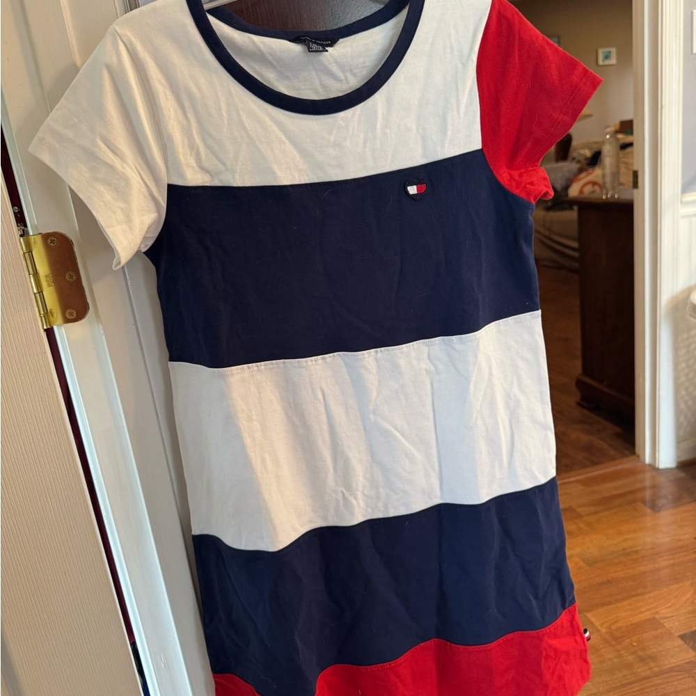 Tommy Hilfiger Color Block T-Shirt Dress
